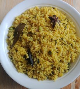 मेथी राइस (मेथी पुलाव) / Fenugreek Leaves Rice
